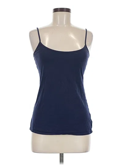 Pre-owned Old Navy Tank Top Blue Halter Neckline Tops