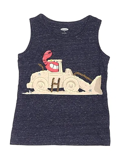 Pre-owned Old Navy Kids' Tank Top Blue Scoop Neck Tops
