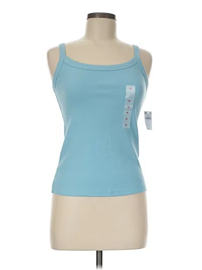 Old Navy Tank Top Blue Square Neckline Tops