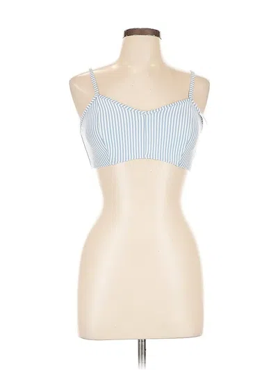Pre-owned Old Navy Tank Top Blue Strapless Neckline Tops