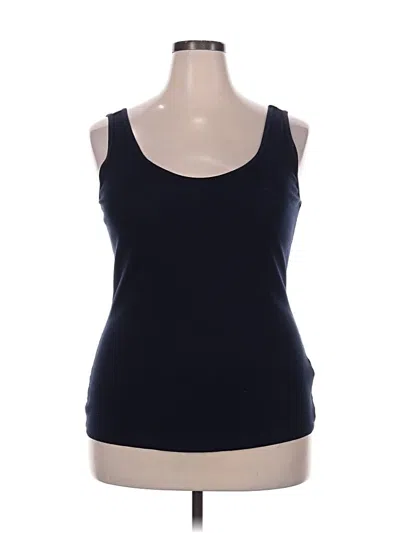 Pre-owned Old Navy Tank Top Blue Strapless Neckline Tops