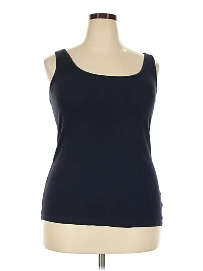 Pre-owned Old Navy Tank Top Blue Strapless Neckline Tops