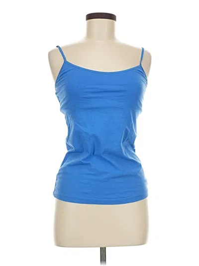 Pre-owned Old Navy Tank Top Blue Strapless Neckline Tops