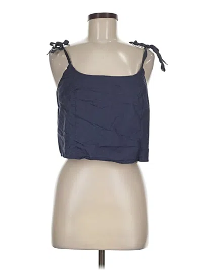 Pre-owned Old Navy Tank Top Blue Strapless Neckline Tops