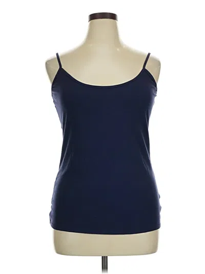 Pre-owned Old Navy Tank Top Blue Strapless Neckline Tops