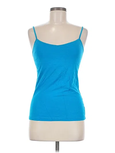 Pre-owned Old Navy Tank Top Blue Strapless Neckline Tops