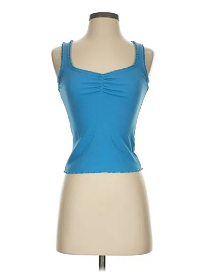Pre-owned Old Navy Tank Top Blue Strapless Neckline Tops