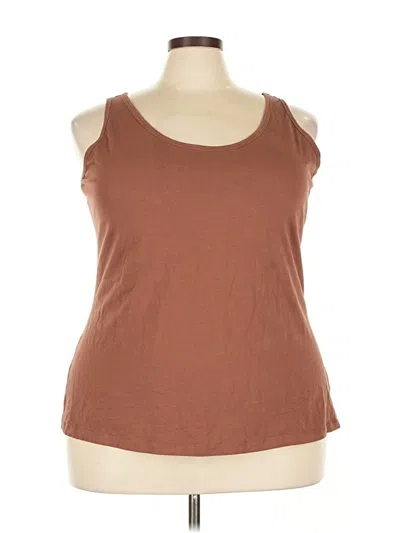 Pre-owned Old Navy Tank Top Brown Halter Neckline Tops