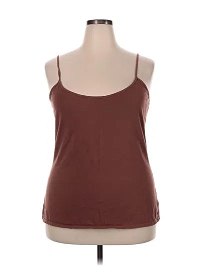 Pre-owned Old Navy Tank Top Brown Strapless Neckline Tops