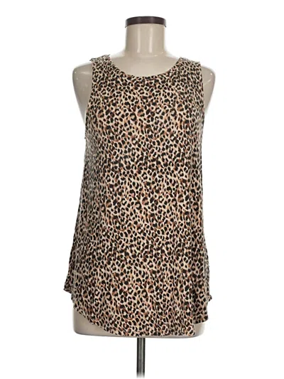 Pre-owned Old Navy Tank Top Brown Strapless Neckline Tops