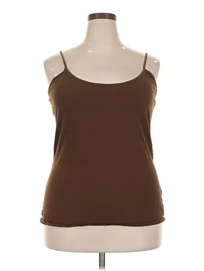 Pre-owned Old Navy Tank Top Brown Strapless Neckline Tops
