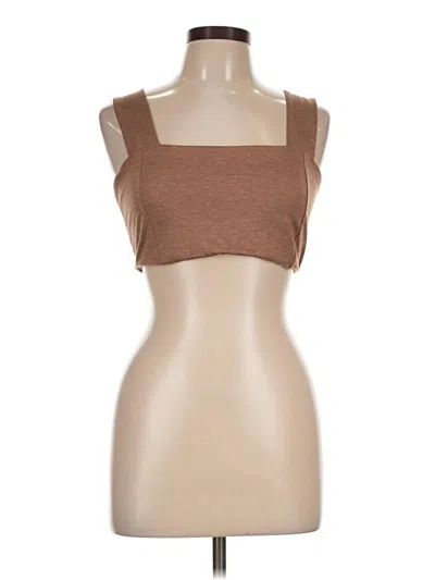 Pre-owned Old Navy Tank Top Brown Strapless Neckline Tops