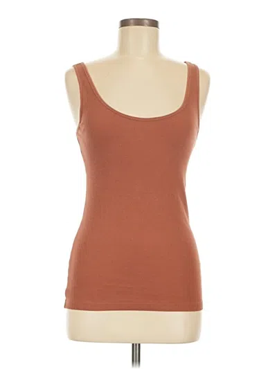 Pre-owned Old Navy Tank Top Brown Strapless Neckline Tops