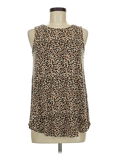 Pre-owned Old Navy Tank Top Brown Strapless Neckline Tops