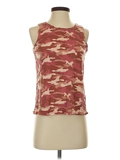 Pre-owned Old Navy Tank Top Burgundy Halter Neckline Tops