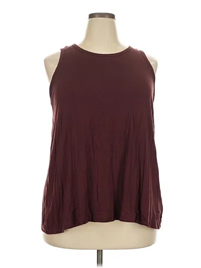 Pre-owned Old Navy Tank Top Burgundy Halter Neckline Tops