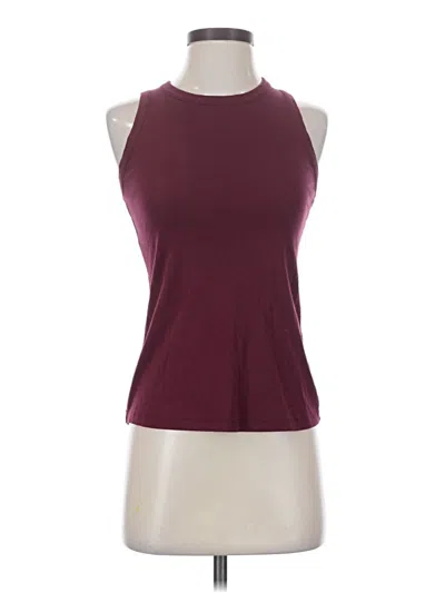 Pre-owned Old Navy Tank Top Burgundy Halter Neckline Tops