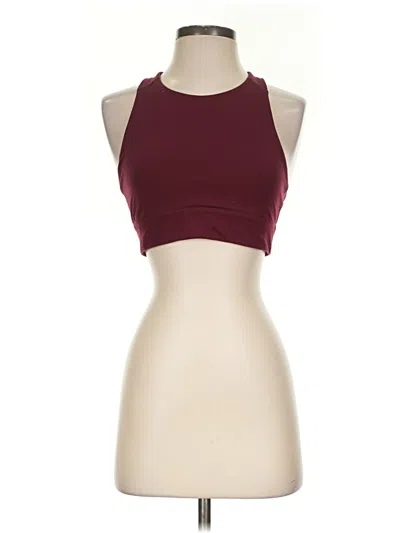 Pre-owned Old Navy Tank Top Burgundy Halter Neckline Tops