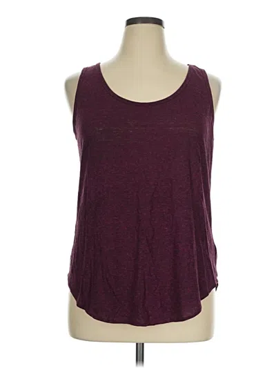 Pre-owned Old Navy Tank Top Burgundy Halter Neckline Tops