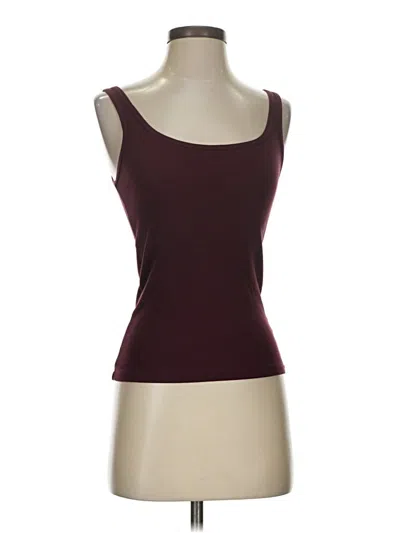 Pre-owned Old Navy Tank Top Burgundy Strapless Neckline Tops