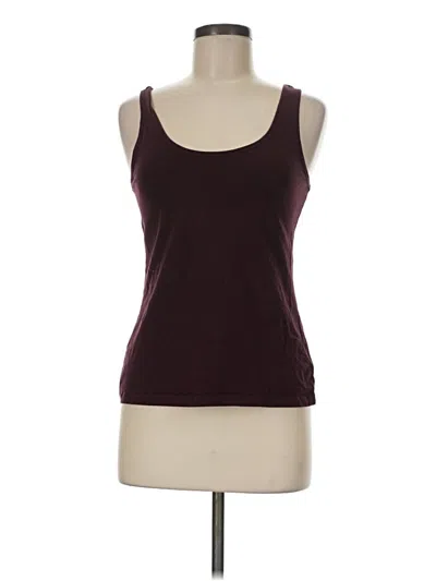 Pre-owned Old Navy Tank Top Burgundy Strapless Neckline Tops