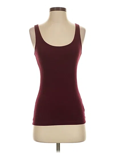 Pre-owned Old Navy Tank Top Burgundy Strapless Neckline Tops