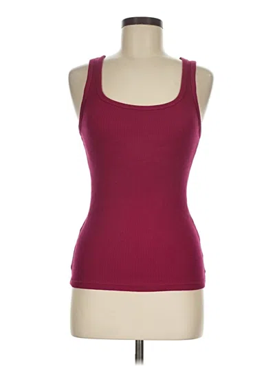 Pre-owned Old Navy Tank Top Burgundy Strapless Neckline Tops