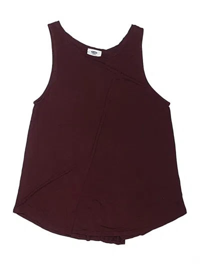 Pre-owned Old Navy Tank Top Burgundy Tops