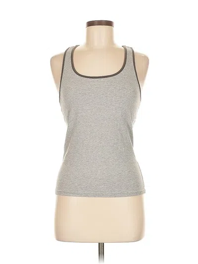 Pre-owned Old Navy Tank Top Gray Halter Neckline Tops