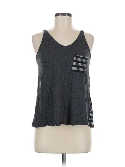 Pre-owned Old Navy Tank Top Gray Halter Neckline Tops