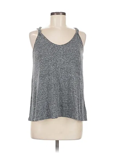 Pre-owned Old Navy Tank Top Gray Halter Neckline Tops
