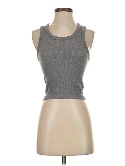 Pre-owned Old Navy Tank Top Gray Halter Neckline Tops