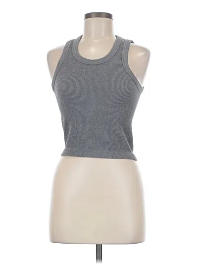 Pre-owned Old Navy Tank Top Gray Halter Neckline Tops