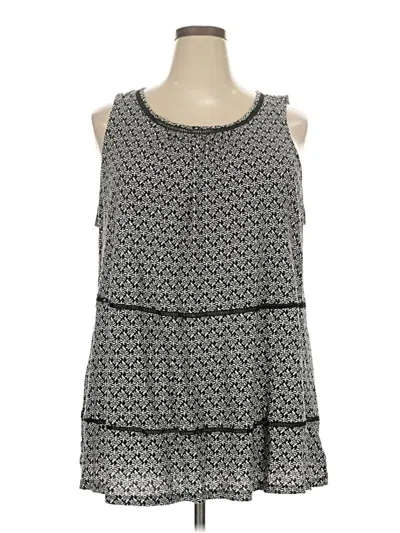 Pre-owned Old Navy Tank Top Gray Halter Neckline Tops