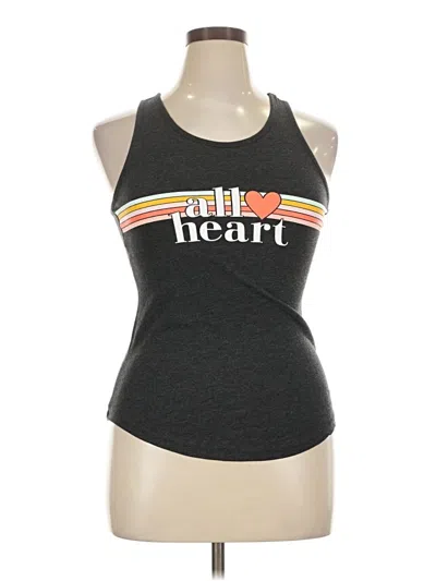 Pre-owned Old Navy Tank Top Gray Halter Neckline Tops