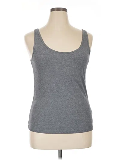 Pre-owned Old Navy Tank Top Gray Halter Neckline Tops