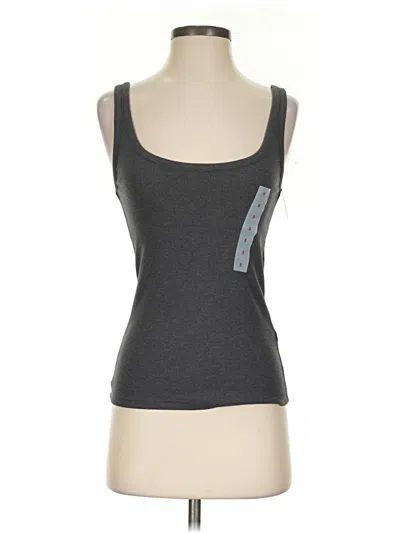 Pre-owned Old Navy Tank Top Gray Square Neckline Tops