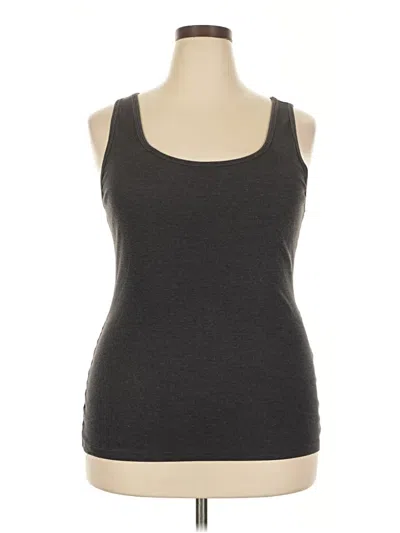 Pre-owned Old Navy Tank Top Gray Strapless Neckline Tops