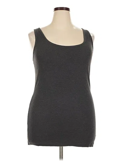 Pre-owned Old Navy Tank Top Gray Strapless Neckline Tops