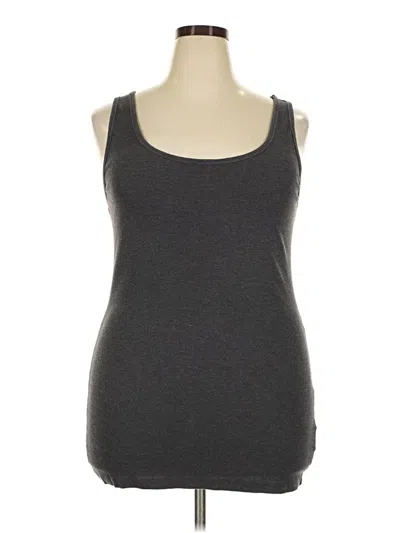 Pre-owned Old Navy Tank Top Gray Strapless Neckline Tops