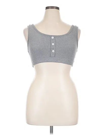 Pre-owned Old Navy Tank Top Gray Strapless Neckline Tops