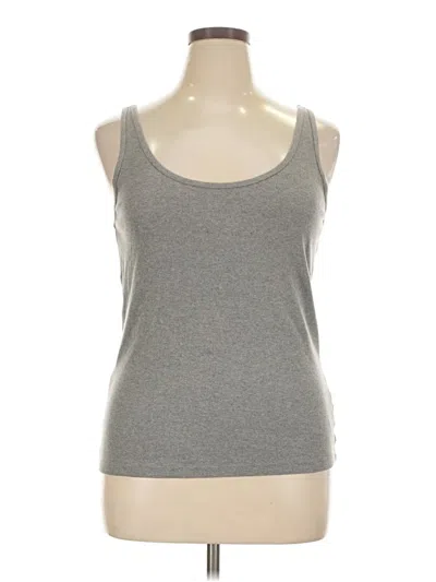 Pre-owned Old Navy Tank Top Gray Sweetheart Neckline Tops