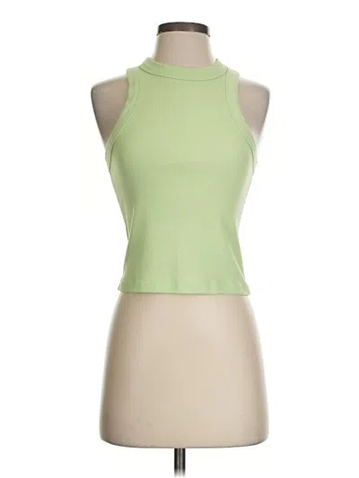 Pre-owned Old Navy Tank Top Green Halter Neckline Tops