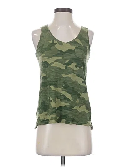 Pre-owned Old Navy Tank Top Green Halter Neckline Tops