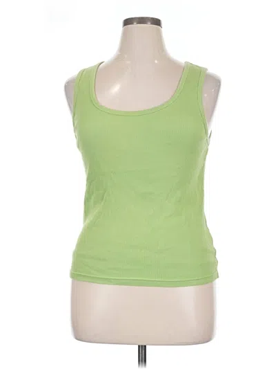 Pre-owned Old Navy Tank Top Green Halter Neckline Tops