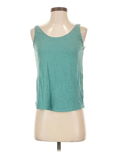 Pre-owned Old Navy Tank Top Green Halter Neckline Tops