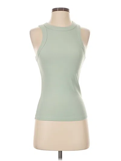 Pre-owned Old Navy Tank Top Green Halter Neckline Tops