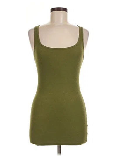 Pre-owned Old Navy Tank Top Green Square Neckline Tops