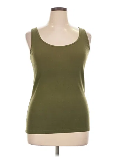 Pre-owned Old Navy Tank Top Green Square Neckline Tops