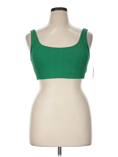 Old Navy Tank Top Green Square Neckline Tops